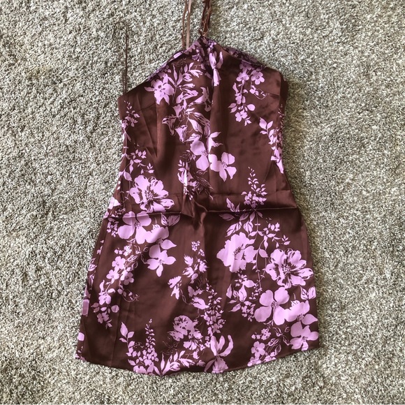 ✨SALE✨ Reformation Poppie Silk Dress - Floral - Picture 4 of 8